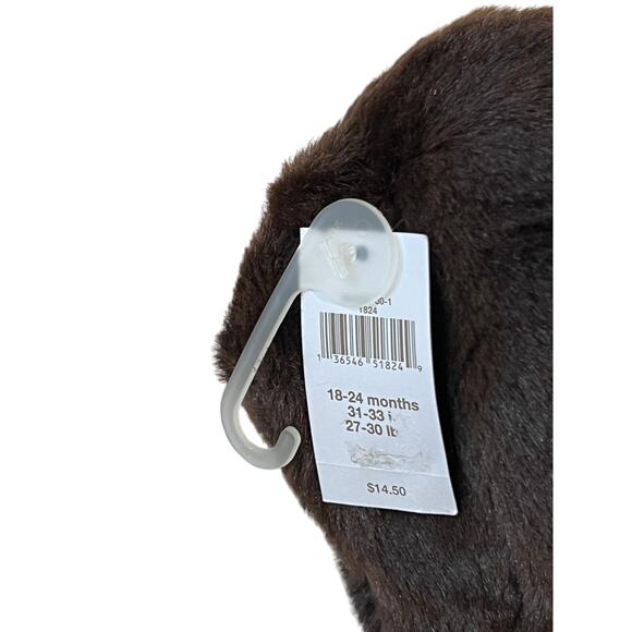 Bebe D Amour Fur Like Winter Hooded Jacket  24m - Picture 5 of 5